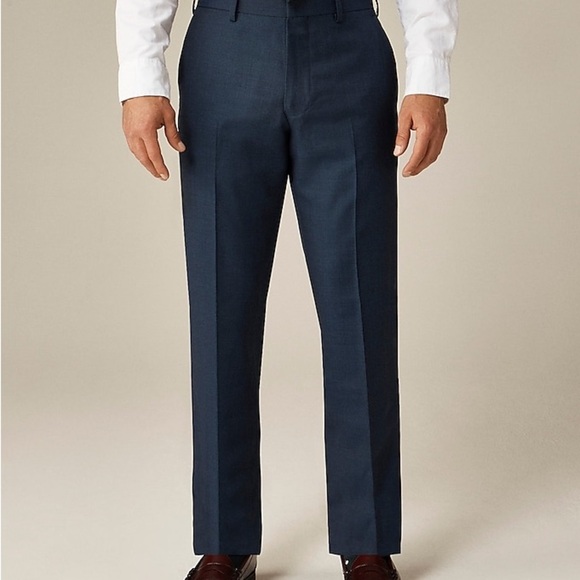 NEW NWT J. Crew Ludlow Blue Trousers Ludlow pant in Italian worsted wool - Picture 1 of 8